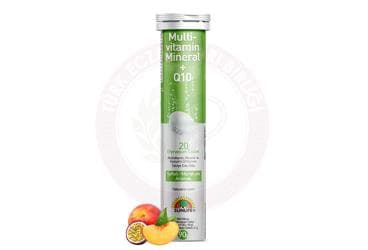 SUNLIFE MULTI-VITAMIN + MINERAL + Q10 EFERVESAN TABLET 20 tablet İlaç Görseli