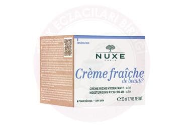 NUXE CREME FRAICHE DE BEAUTE CREME RICHE HYDRATATION 48H (KURU CILTLER) 50 ml kutu İlaç Görseli