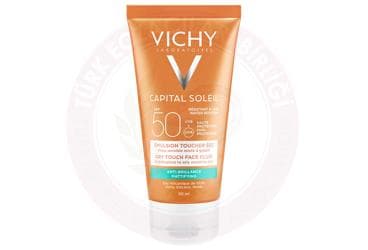 VICHY CAPITAL SOLEIL DRY TOUCH EMULSION SPF50 GUNES KREMI 50 ml tüp İlaç Görseli