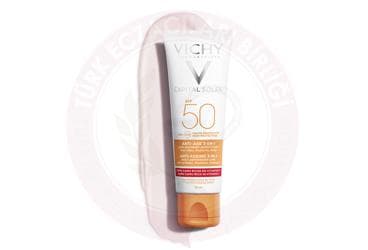 VICHY CAPITAL SOLEIL ANTI-AGING 3-IN-1 SPF50 GUNES KREMI 50 ml tüp İlaç Görseli