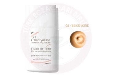 EMBRYOLISSE FLUIDE DE TEINT 03 BEIGE DORE 30 ml şişe İlaç Görseli