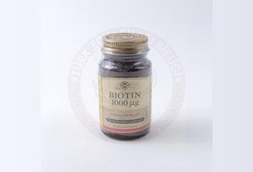 SOLGAR BIOTIN KAPSUL 1 mg 50 kapsül İlaç Görseli