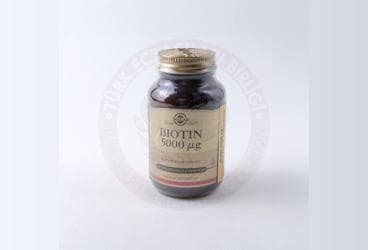 SOLGAR BIOTIN KAPSUL 5 mg 50 kapsül İlaç Görseli