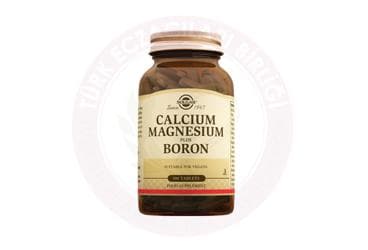 SOLGAR CALCIUM MAGNESIUM PLUS BORON TABLET 100 tablet İlaç Görseli