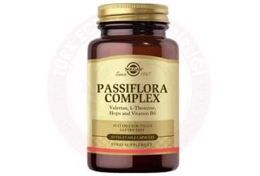 SOLGAR PASSIFLORA COMPLEX TAKVIYE EDICI GIDA KAPSUL 30 kapsül İlaç Görseli