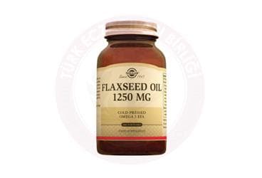 SOLGAR FLAXSEED OIL KAPSUL 1250 mg 100 kapsül İlaç Görseli