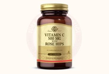 SOLGAR VITAMIN C WITH ROSE HIPS TABLET 100 tablet İlaç Görseli