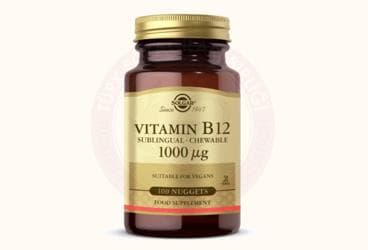 SOLGAR VITAMIN B12 TABLET 1000 mcg 100 tablet İlaç Görseli