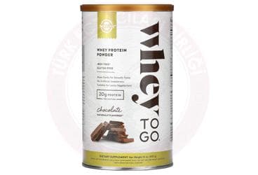 SOLGAR WHEY TO GO WHEY PROTEIN POWDER CHOCOLATE 454 g toz İlaç Görseli