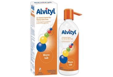 ALVITYL 11 VITAMIN ICEREN SIVI TAKVIYE EDICI GIDA 150 ml şişe İlaç Görseli