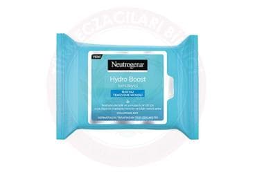 NEUTROGENA HYDRO BOOST MAKYAJ TEMIZLEME MENDILI 25 adet İlaç Görseli