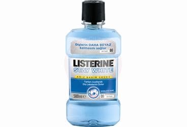 LISTERINE STAY WHITE 500 ml şişe İlaç Görseli
