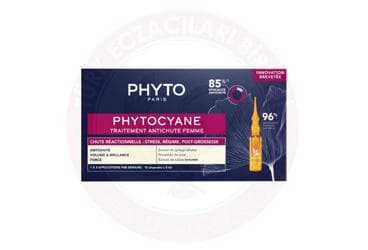 PHYTO PHYTOCYANE KADINLAR ICIN DONEMSEL SAC DOKULMESI KARSITI BAKIM SERUMU 12x5 ml ampul İlaç Görseli