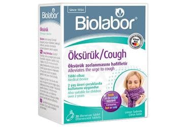 BIALABOR OKSURUK/COUGH TABLET 20 tablet İlaç Görseli