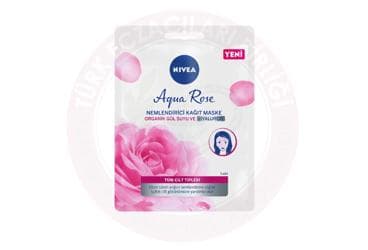 NIVEA AQUA ROSE ORGANIK GUL SUYU ICEREN KAGIT MASKE 1 adet İlaç Görseli