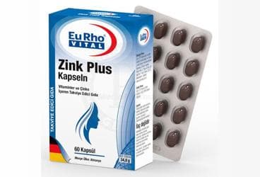 EURHO VITAL ZINK PLUS KAPSELN 60 kapsül İlaç Görseli