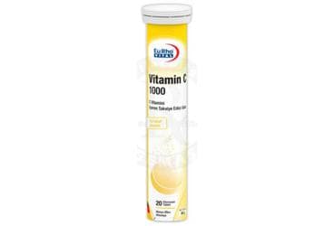 EURHO VITAL VITAMIN C EFERVESAN TABLET 1000 mg 20 tablet İlaç Görseli