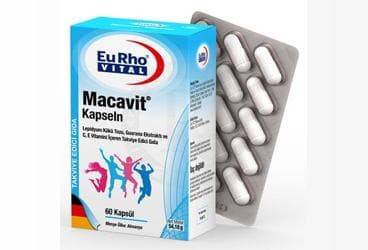 EURHO VITAL MACAVIT KAPSELN KAPSUL 60 kapsül İlaç Görseli