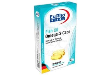 EURHO VITAL FISH OIL OMEGA 3 KAPSUL 30 kapsül İlaç Görseli