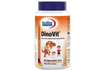 EURHO VITAL DINOVIT CINKO, IYOT VE VITAMIN ICEREN TAKVIYE EDICI GIDA 90 tablet İlaç Görseli