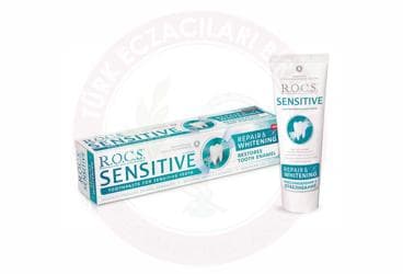 ROCS SENSITIVE REPAIR WHITENING DIS MACUNU 94 gr İlaç Görseli