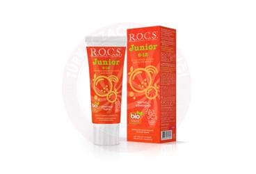 ROCS JUNIOR 6-12 MEYVELI GOKKUSAGI DIS MACUNU 60 ml tüp İlaç Görseli