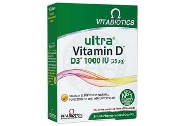 VITABIOTICS ULTRA VITAMIN D D3 TABLET 1000 IU 96 tablet İlaç Görseli