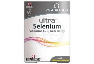 VITABIOTICS ULTRA SELENIUM, VITAMIN C,E, ACAI BERRY ICEREN TAKVIYE EDICI GIDA 165 mcg 30 tablet İlaç Görseli