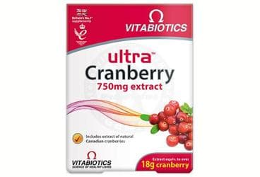 VITABIOTICS ULTRA CRANBERRY ICEREN TAKVIYE EDICI GIDA 30 tablet İlaç Görseli