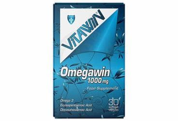 VITAWIN OMEGAWIN OMEGA 3, EPA, DHA ICEREN TAKVIYE EDICI GIDA 1000 mg 30 kapsül İlaç Görseli