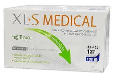 XLS MEDICAL YAG TUTUCU TABLET 180 tablet İlaç Görseli