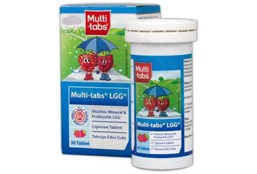 MULTI-TABS LGG CIGNEME TABLETI 30 tablet İlaç Görseli
