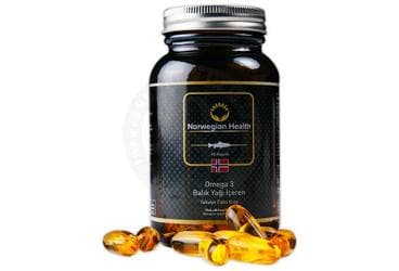 NORWEGIAN HEALTH OMEGA 3 BALIK YAGI ICEREN TAKVIYE EDICI GIDA 1000 mg 60 kapsül İlaç Görseli