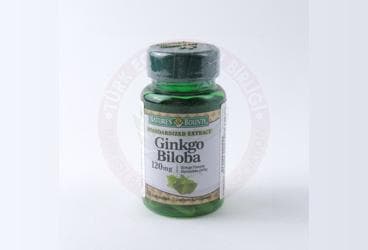 NATURES BOUNTY GINKGO BILOBA KAPSUL 120 mg 60 kapsül İlaç Görseli