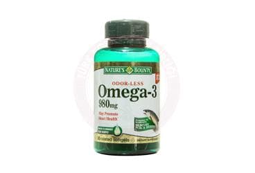 NATURES BOUNTY OMEGA-3 YUMUSAK KAPSUL 980 mg 30 kapsül İlaç Görseli