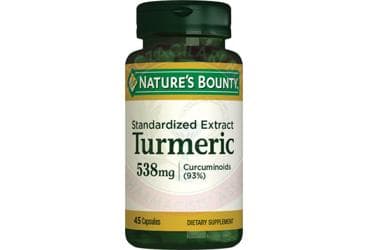 NATURES BOUNTY TURMERIC STANDARDIZED EXTRACT KAPSUL 538 mg 45 kapsül İlaç Görseli