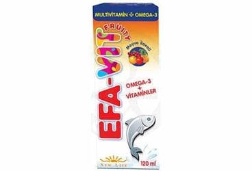 NEW LIFE EFA-VIT FRUITY SURUP 120 ml şişe İlaç Görseli
