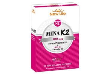NEW LIFE MENA K2 KAPSUL 100 mcg 30 kapsül İlaç Görseli