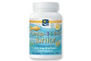 NORDIC OMEGA 3-6-9-D JUNIOR 90 kapsül İlaç Görseli