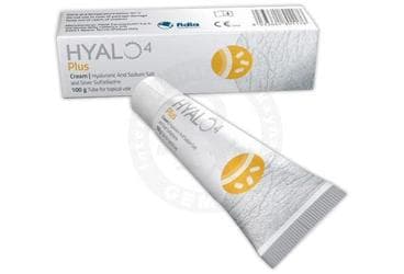 HYALO4 PLUS, HYALURONIK ASIT SODYUM TUZU VE GUMUS SULFADIAZIN KREM 100 gr tüp İlaç Görseli