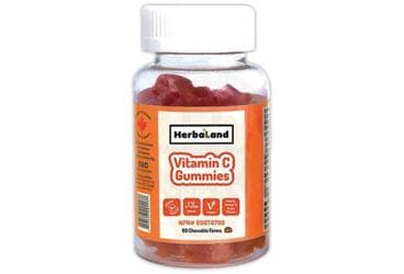 HERBALAND VITAMIN C GUMMIES CIGNENEBILIR FORM TAKVIYE EDICI GIDA 60 çiğnenebilir jel form İlaç Görseli