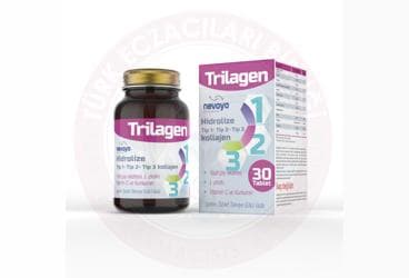 TRILAGEN TAKVIYE EDICI GIDA TABLET 30 tablet İlaç Görseli