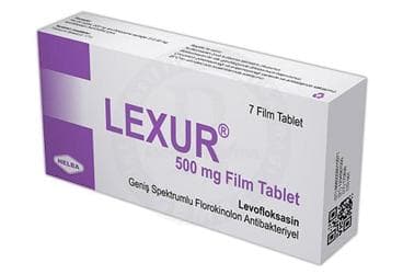 LEXUR 500 MG 7 FILM TABLET İlaç Görseli