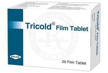 TRICOLD 325 MG FILM TABLET (20 TB) İlaç Görseli