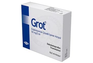 GROT 50 MG/2 ML I.M./I.V. ENJEKSIYONLUK COZELTI ICEREN 6 AMPUL İlaç Görseli