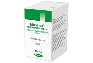 MOXHEL 400 MG/250 ML IV INFUZYON ICIN COZELTI ICEREN FLAKON İlaç Görseli
