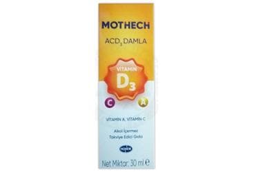 MOTHECH ACD3 DAMLA 30 ml şişe İlaç Görseli