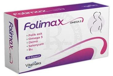 FOLIMAX TAKVIYE EDICI GIDA KAPSUL 30 kapsül İlaç Görseli