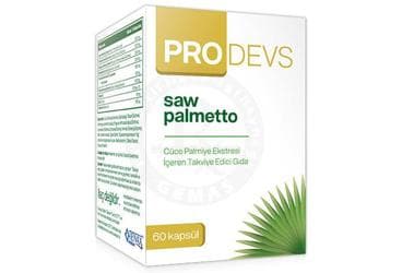 PRODEVS CUCE PALMIYE EKSTRESI ICEREN TAKVIYE EDICI GIDA 60 kapsül İlaç Görseli