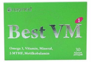 BEST VM1 YESIL YUMUSAK JEL KAPSUL 30 kapsül İlaç Görseli